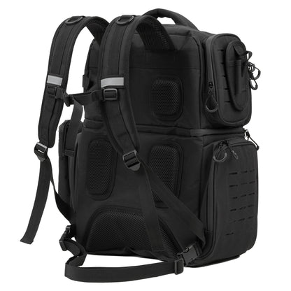 Fishing Backpack with Waterproof Zippers & Cooler Compartment