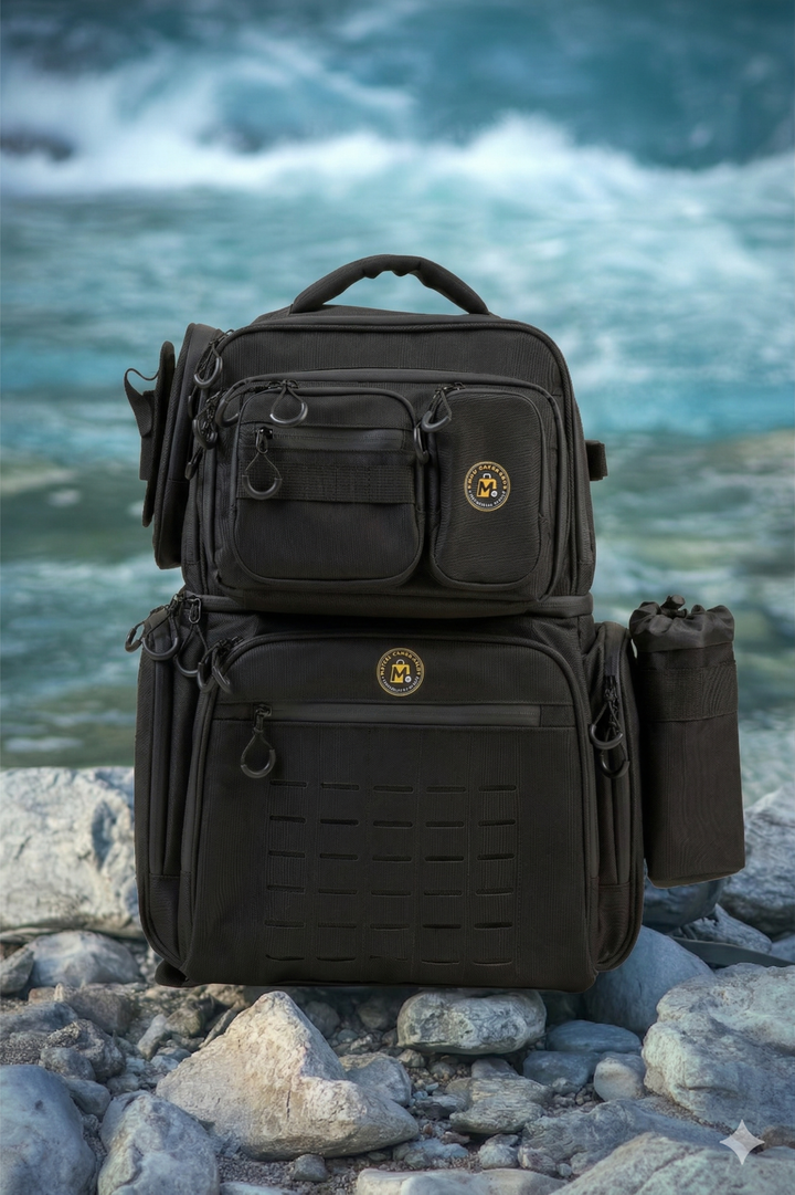 Tactical Backpack with Waterproof Zippers & Cooler book cover